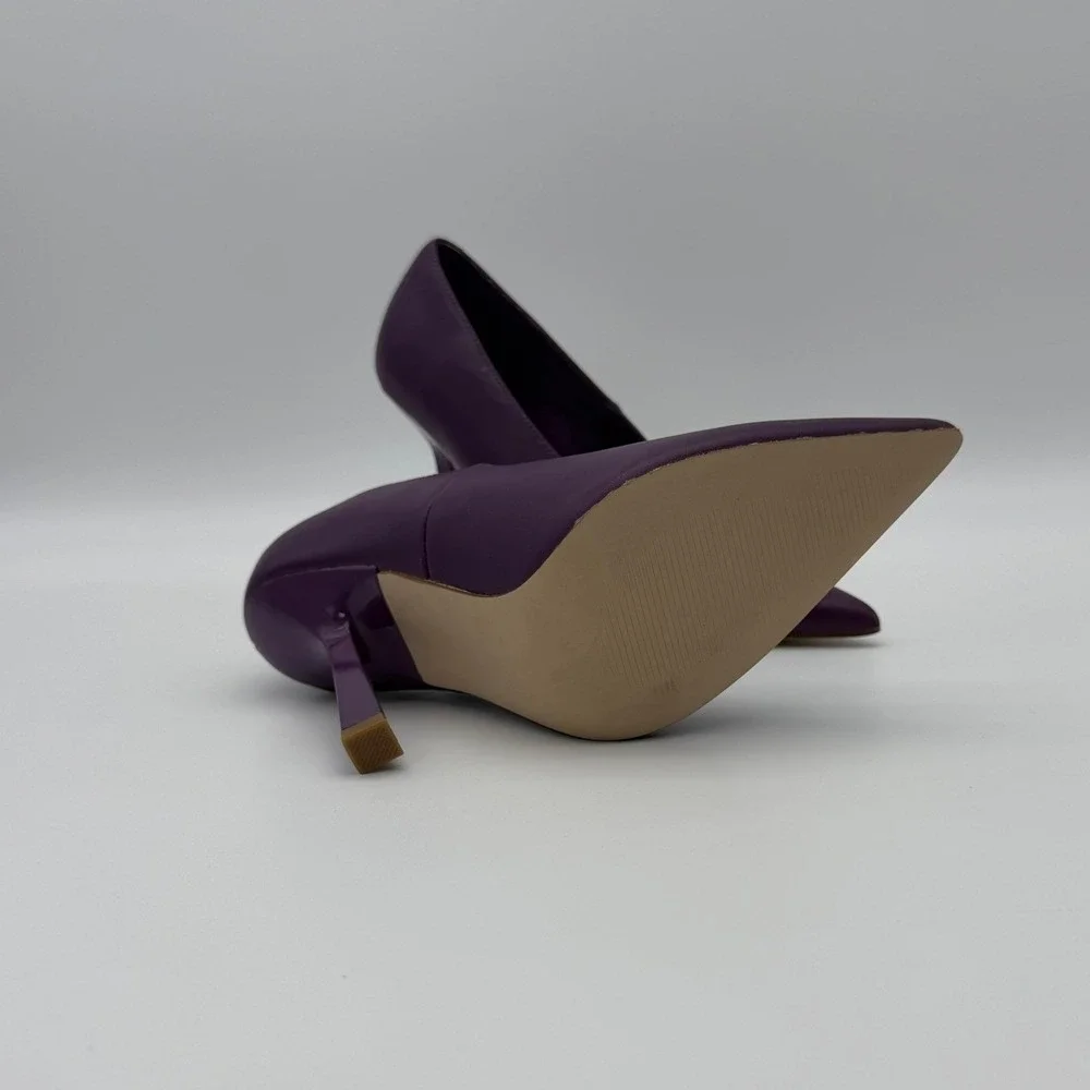 Steve Madden Sedona Purple Leather Western Pointed Toe Boots Women's Size 6‎ NWT